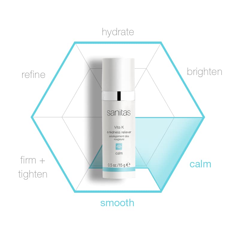 سانيتاس سانتياس للعناية بالبشرة فيتا كيه، إكسير موضعي لتقليل احمرار الوجه وتحسين الهالات السوداء تحت العينين، 0.5 أونصة - Image 3